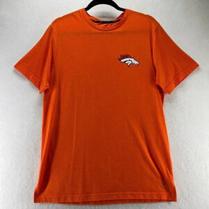 NFL MSX by Michael Strahan T-Shirt Mens Size M Denver Broncos Football Orange